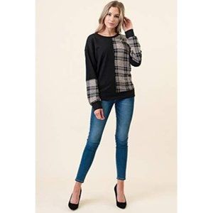 MINT PLUS PINK Womens Long Sleeve Sweater